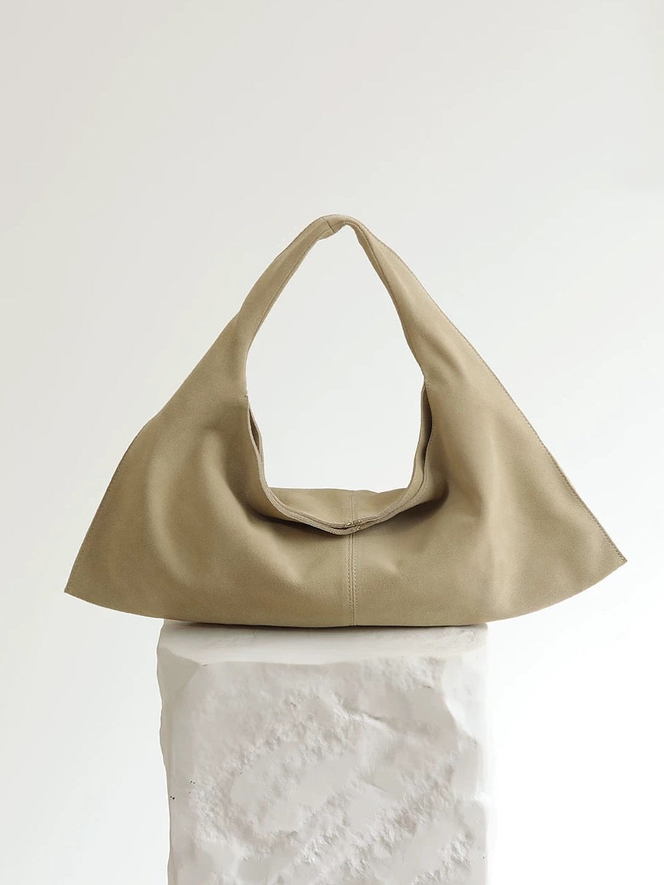 The Slouch Hobo in Sand Beige (Large)