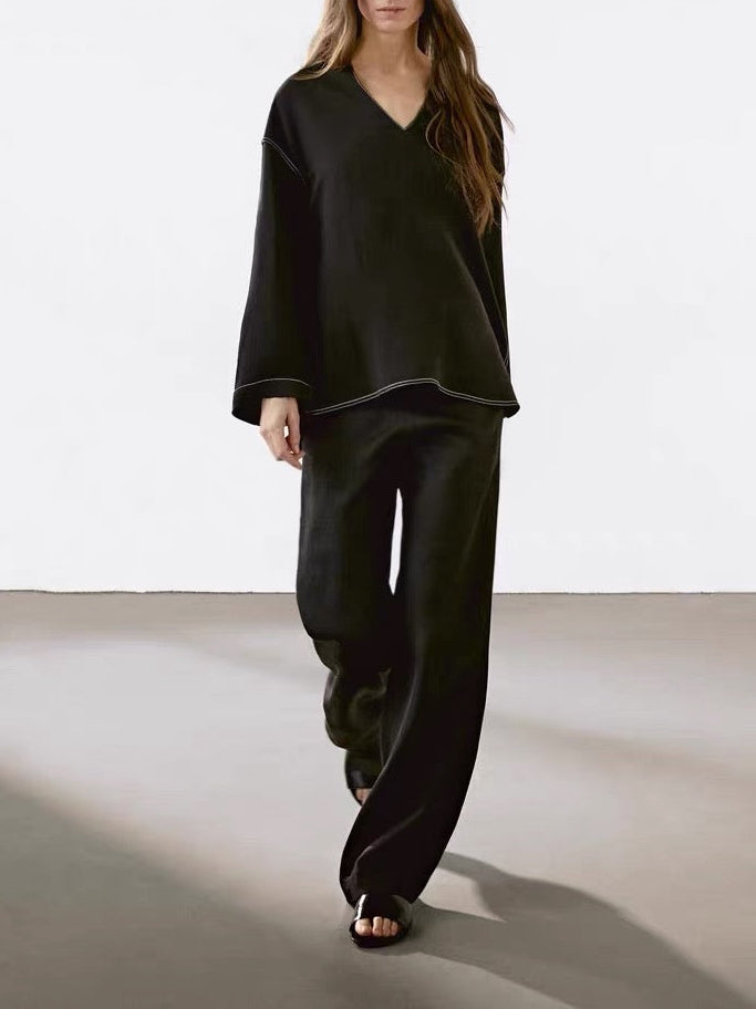 Oversized Top with Side Slits