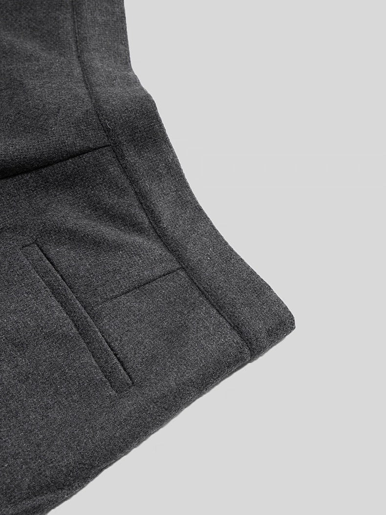 Soft-Drape Trousers in Charcoal