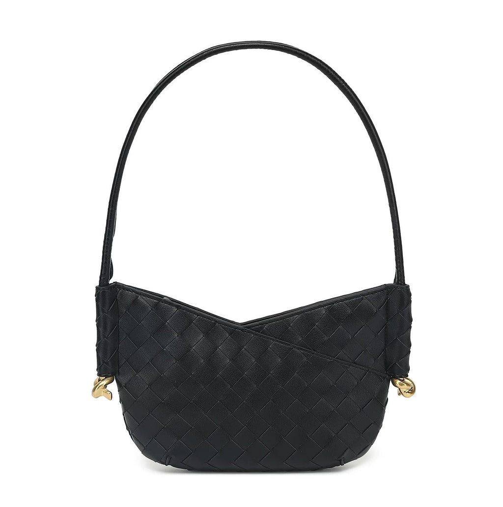 The Woven Crescent Shoulder Bag