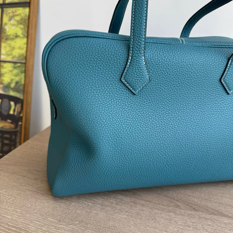 The Duffle Bag in Dusty Teal
