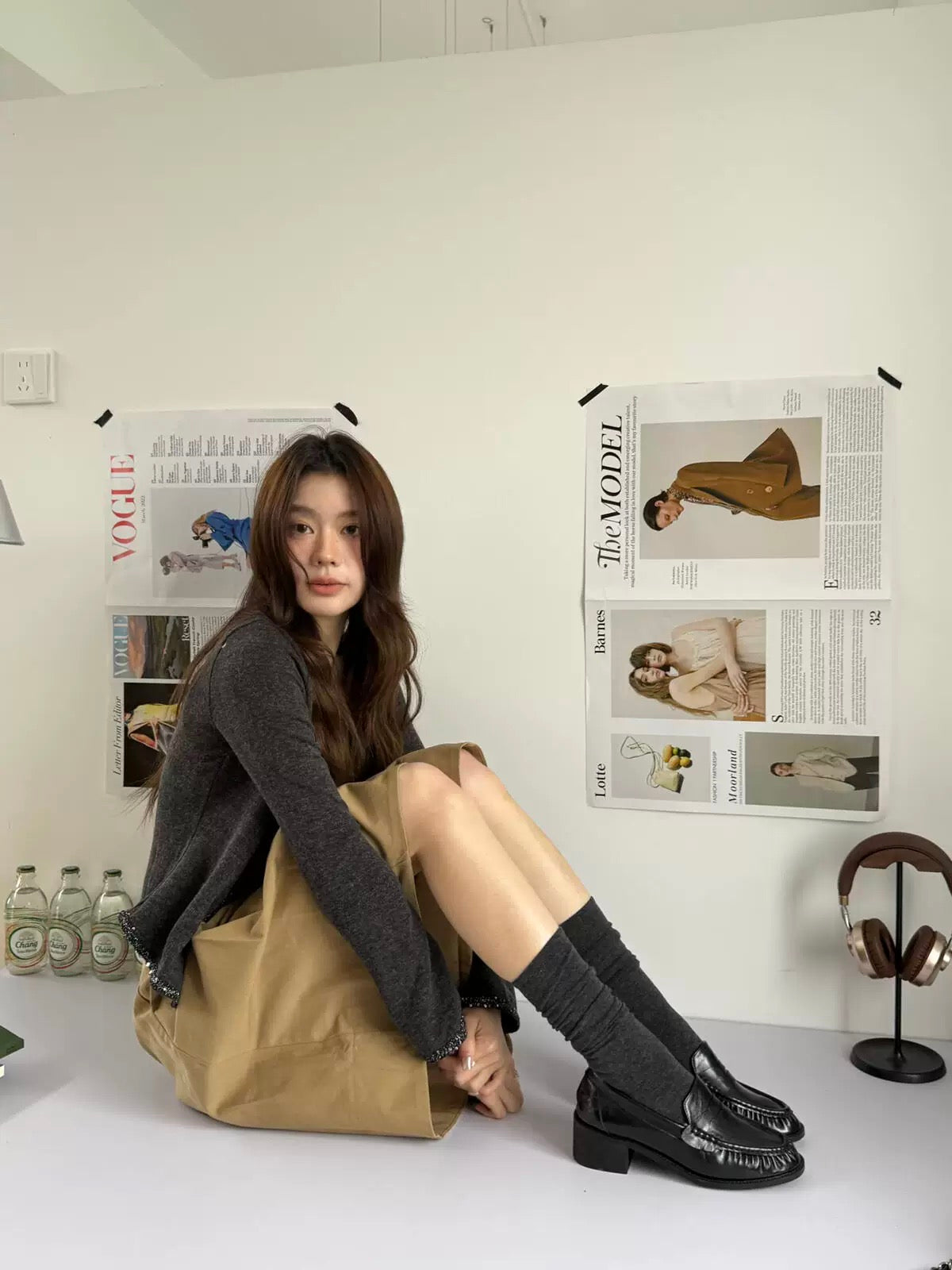Heeled Penny Loafers (Immediate)