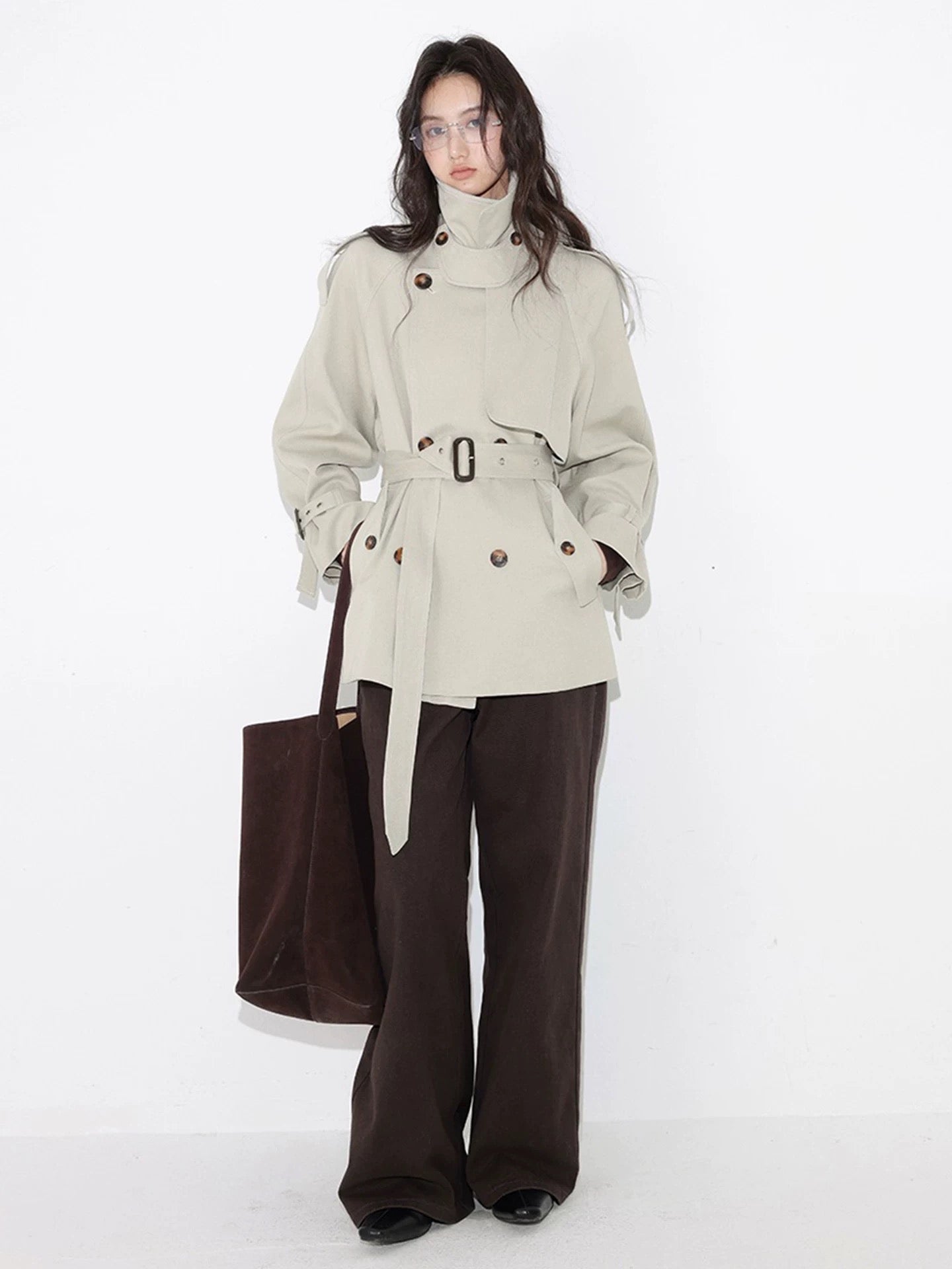 Mid-Length Trench Coat