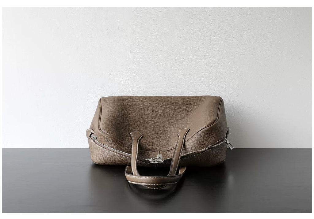 The Duffle Bag in Taupe