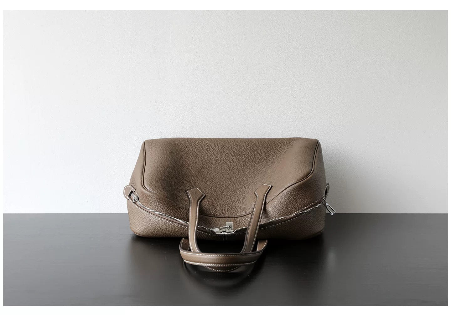 The Duffle Bag in Taupe
