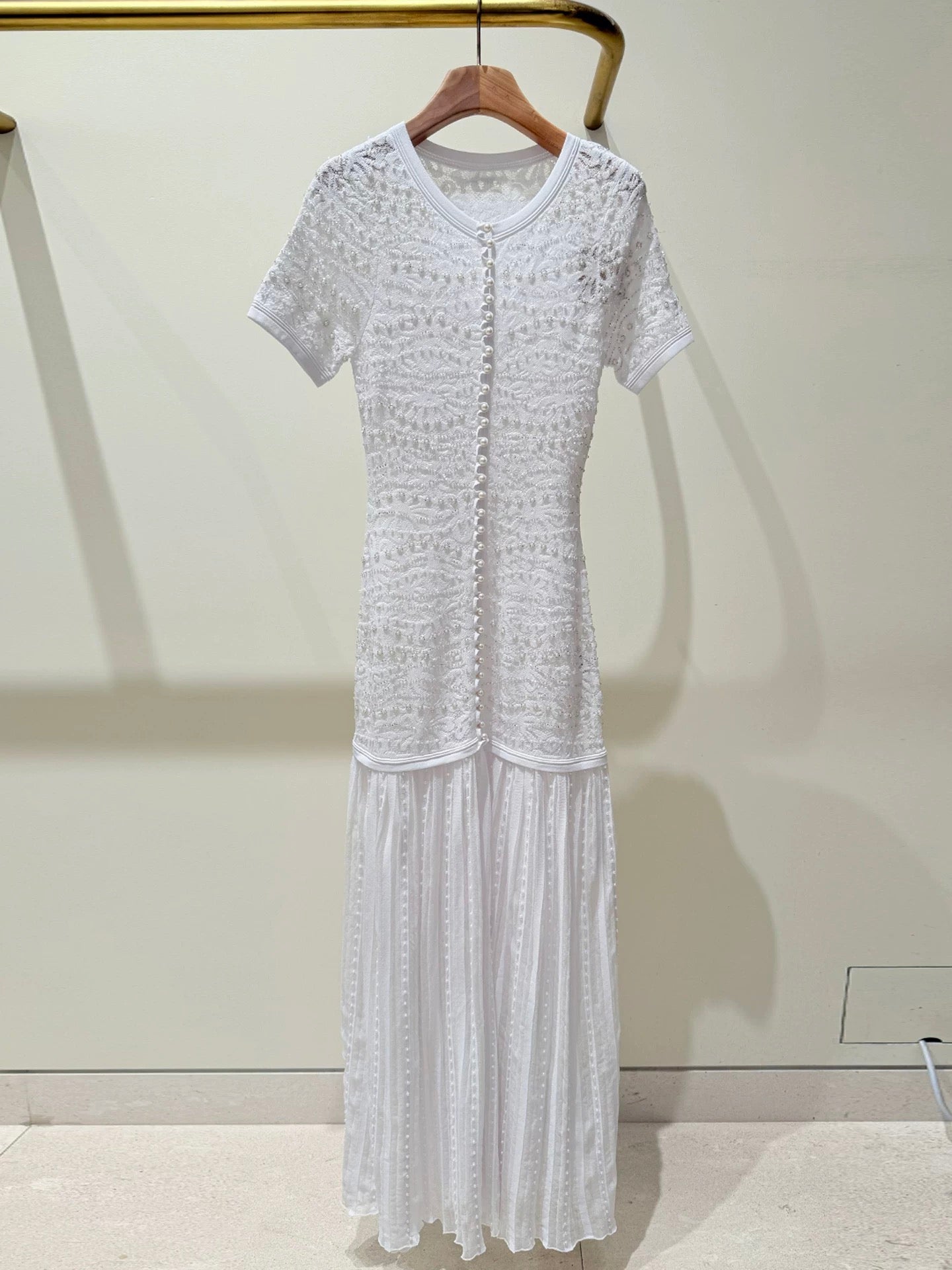 White Embroidered Dress