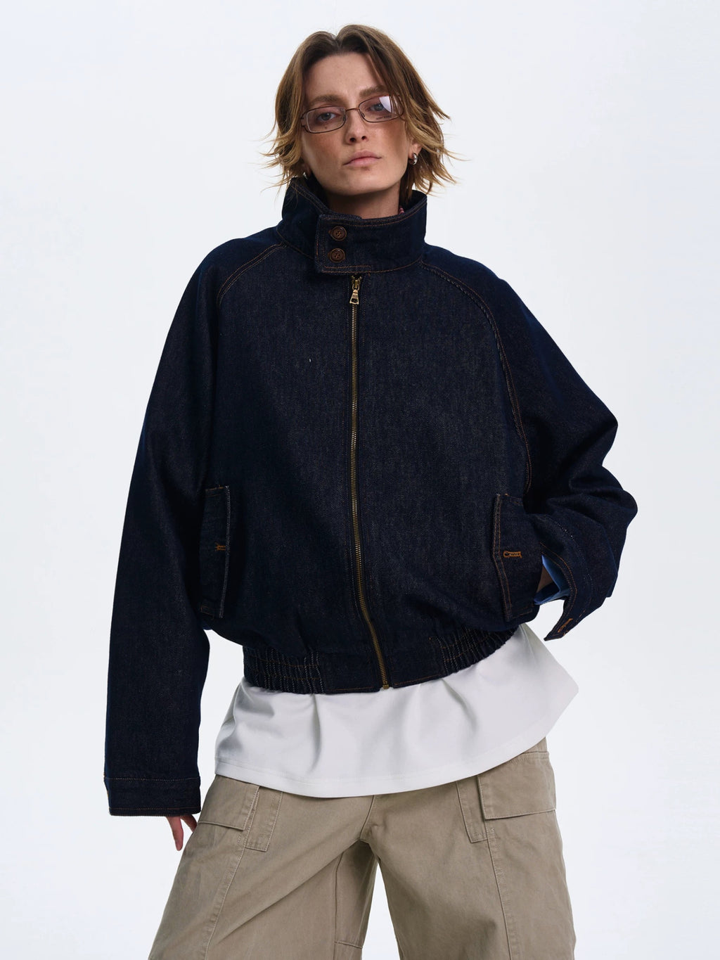 The Denim Bomber Jacket