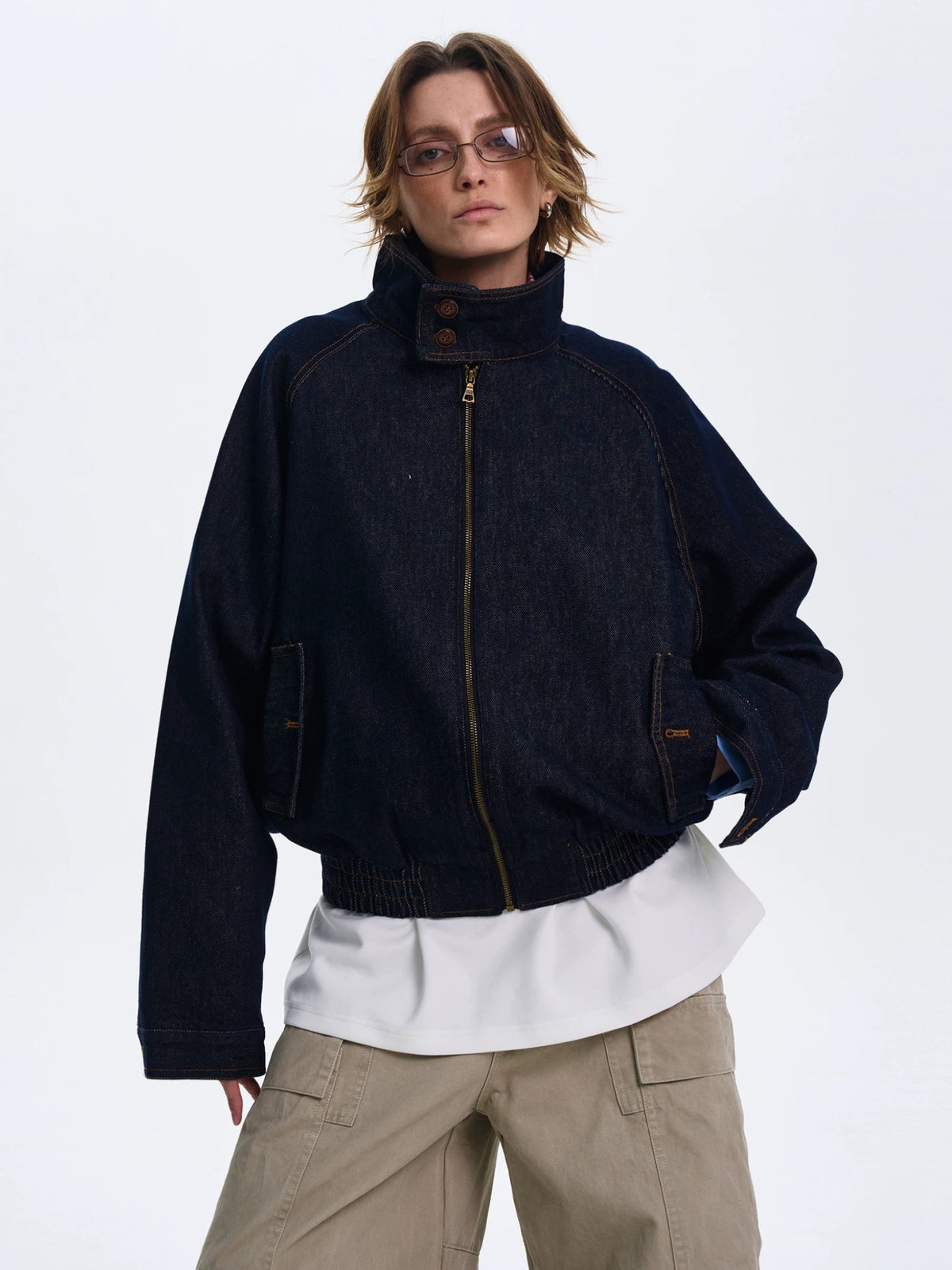The Denim Bomber Jacket