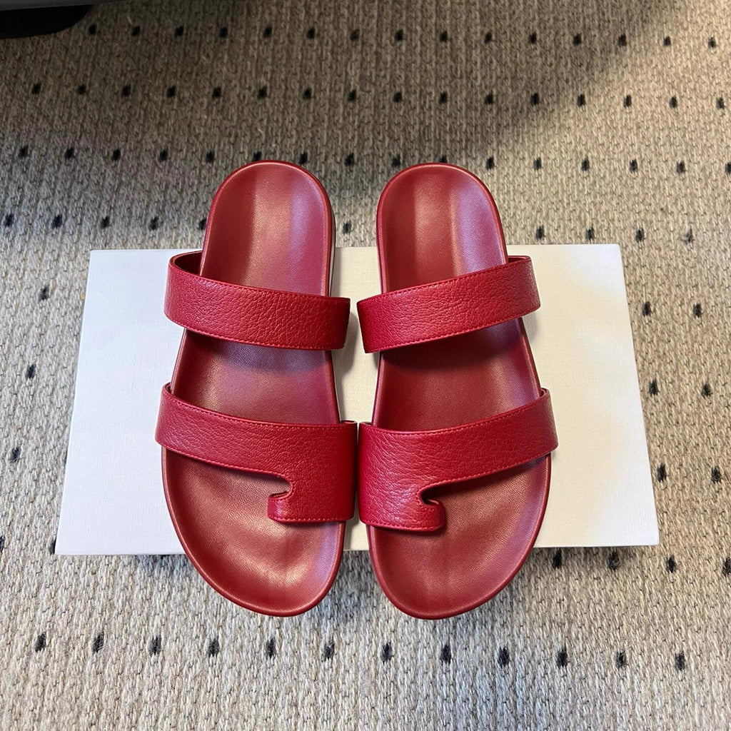 The Two-Band Leather Sandals (Immediate)