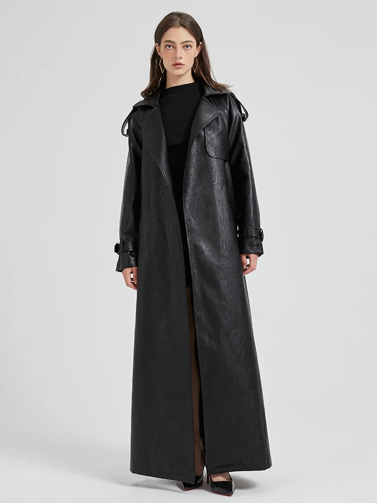 Maxi Leather Coat (Immediate)