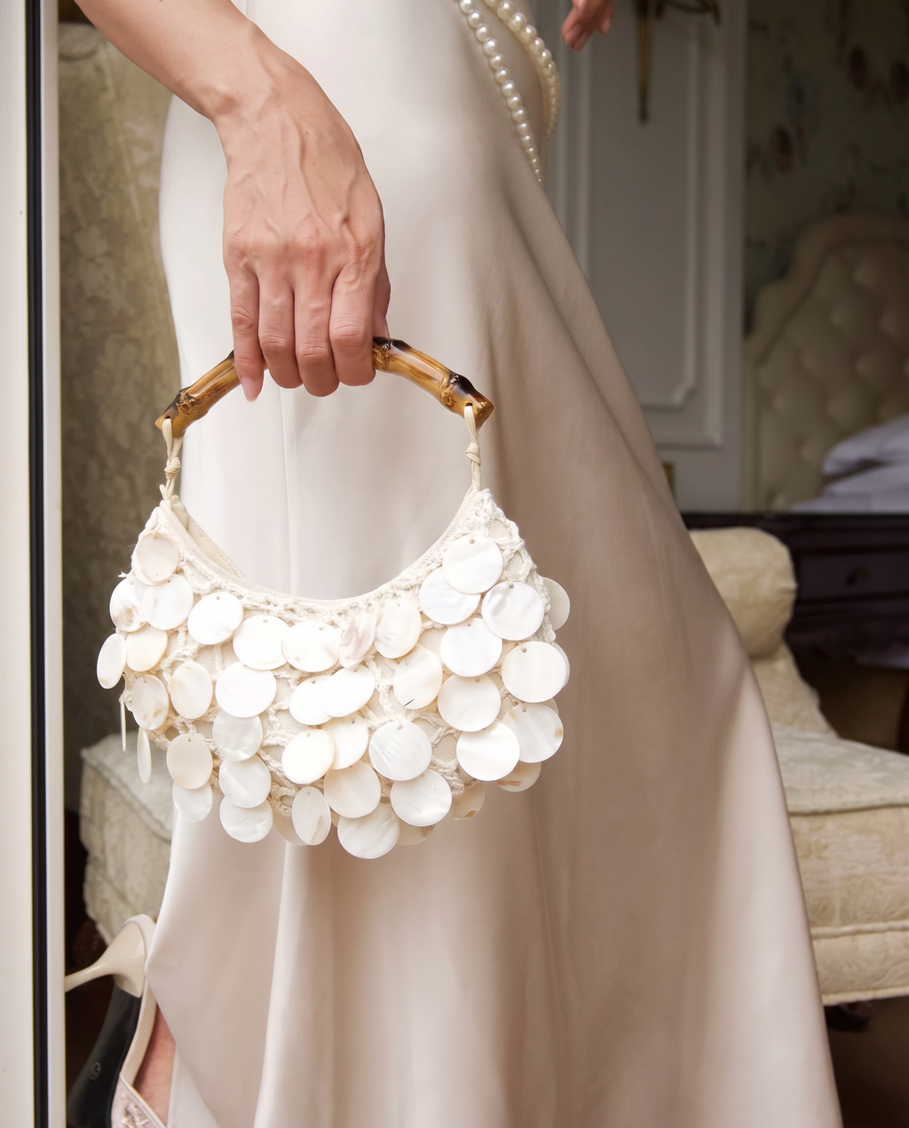 The Bamboo Shell Bag