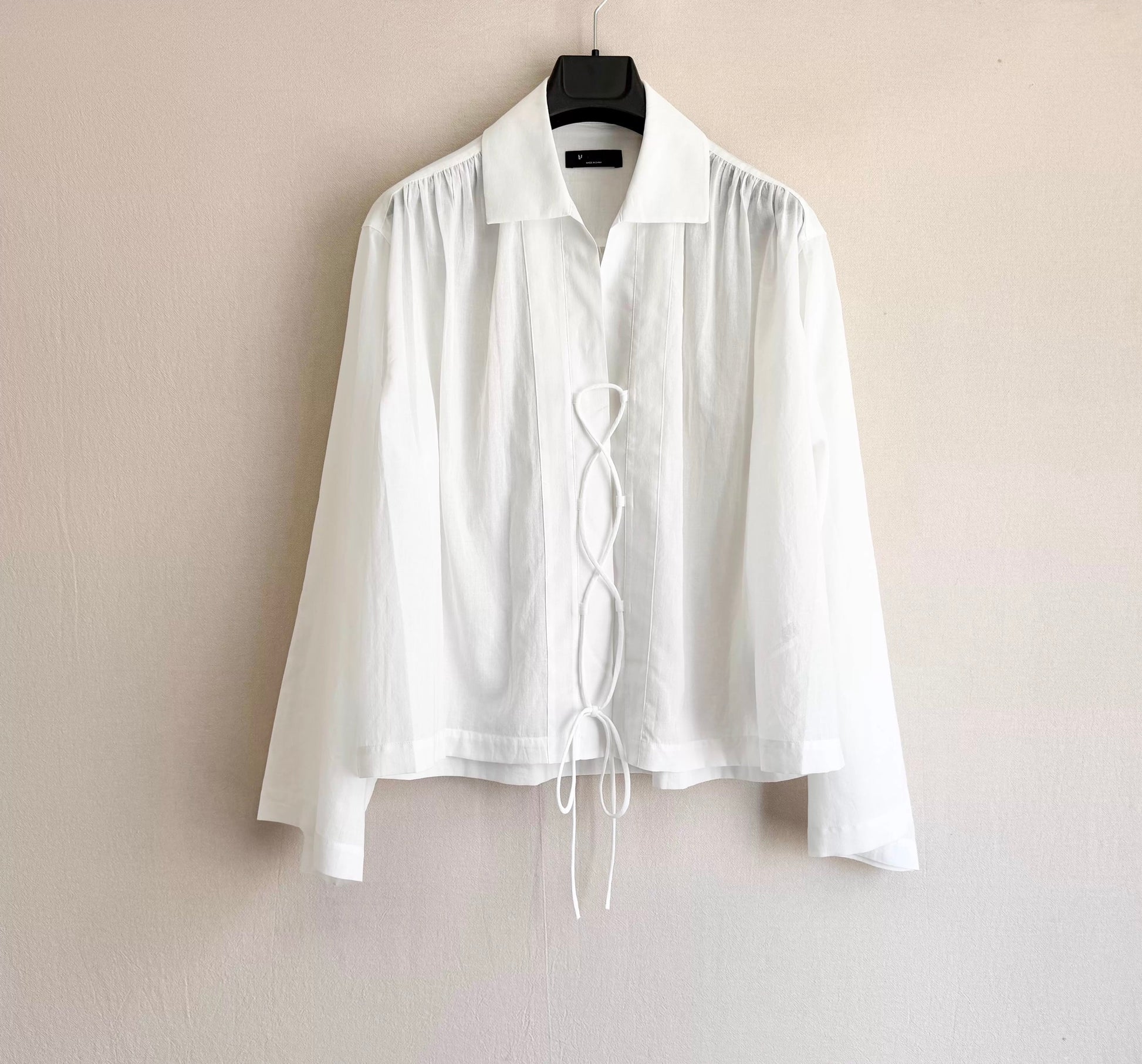 100% Cotton Shirt with Fastening Detail