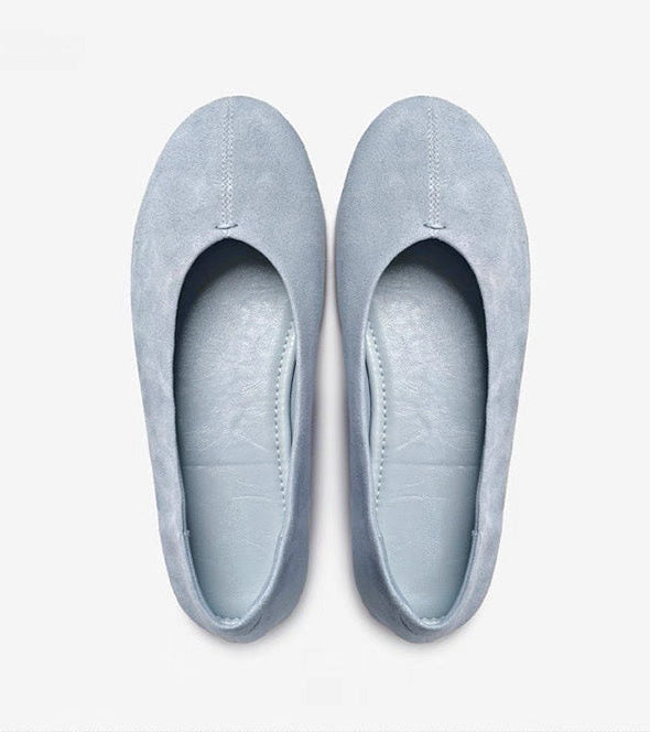 Minimal Round-Toe Ballerinas