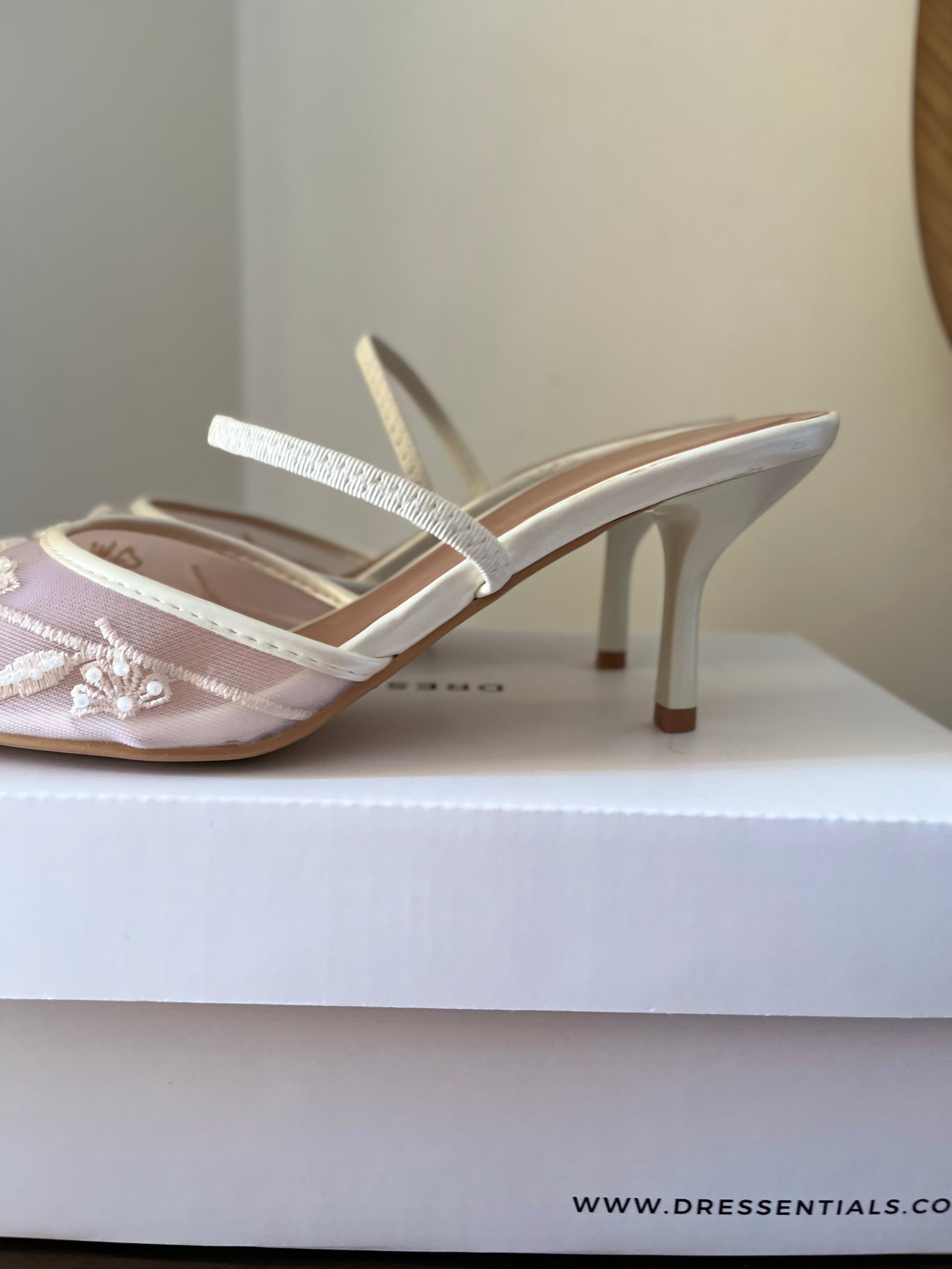 Bridal Embroidered Heels (Immediate)