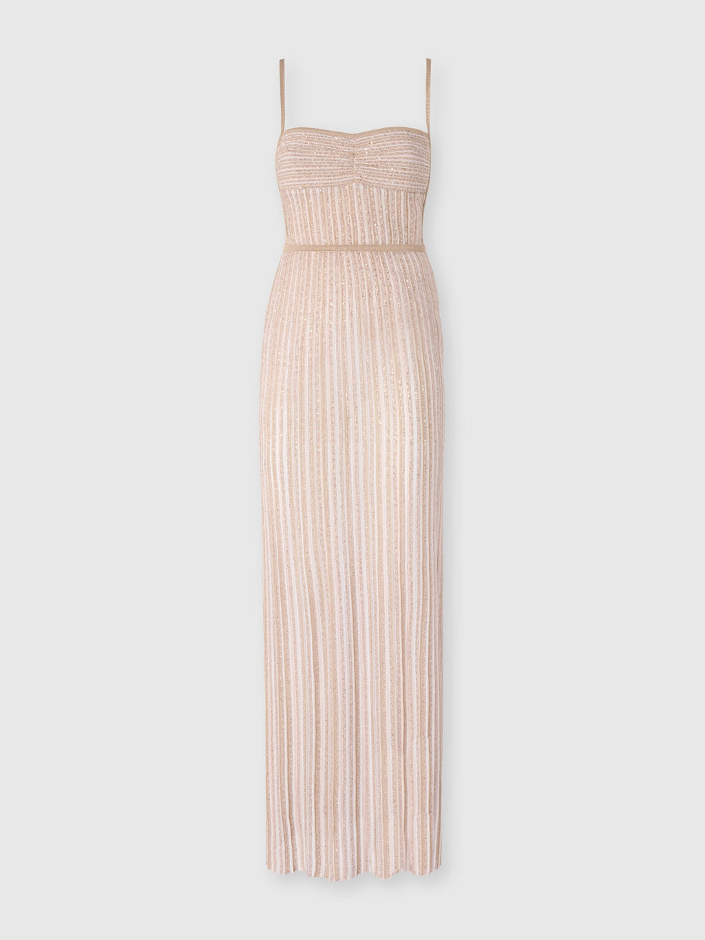Sleeveless Maxi Dress (Light Multicolors)