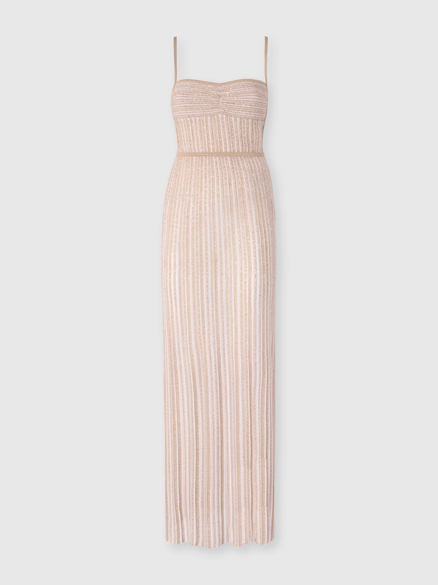 Sleeveless Maxi Dress (Light Multicolors)