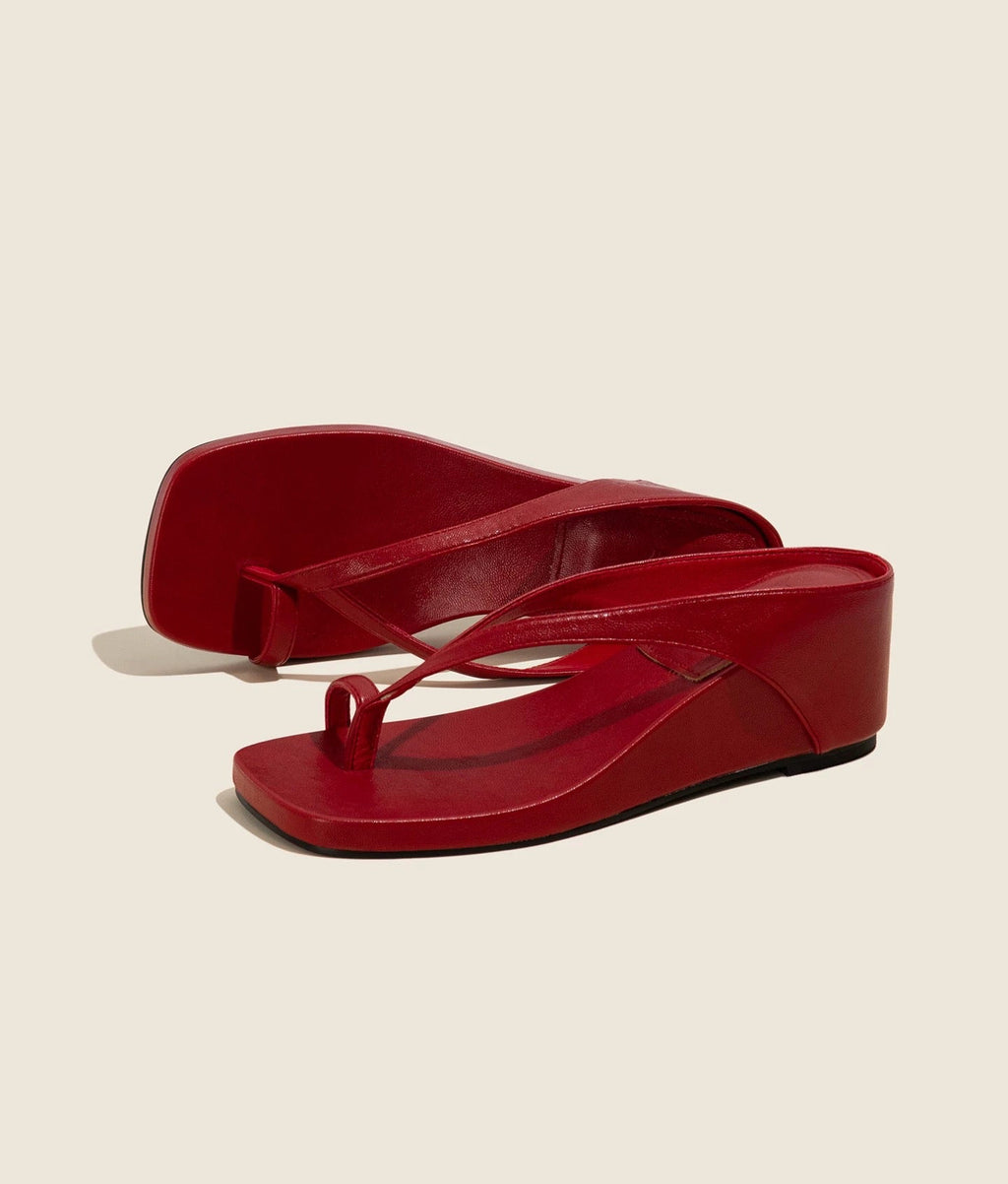 Slip-On Wedge Sandals