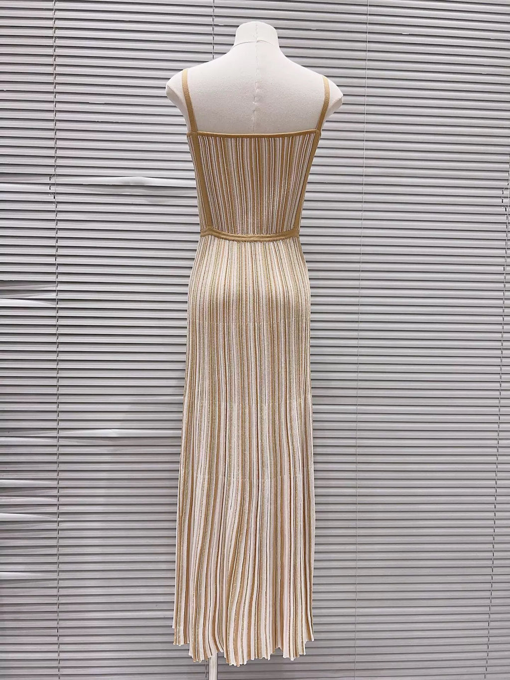 Sleeveless Maxi Dress (Light Multicolors)