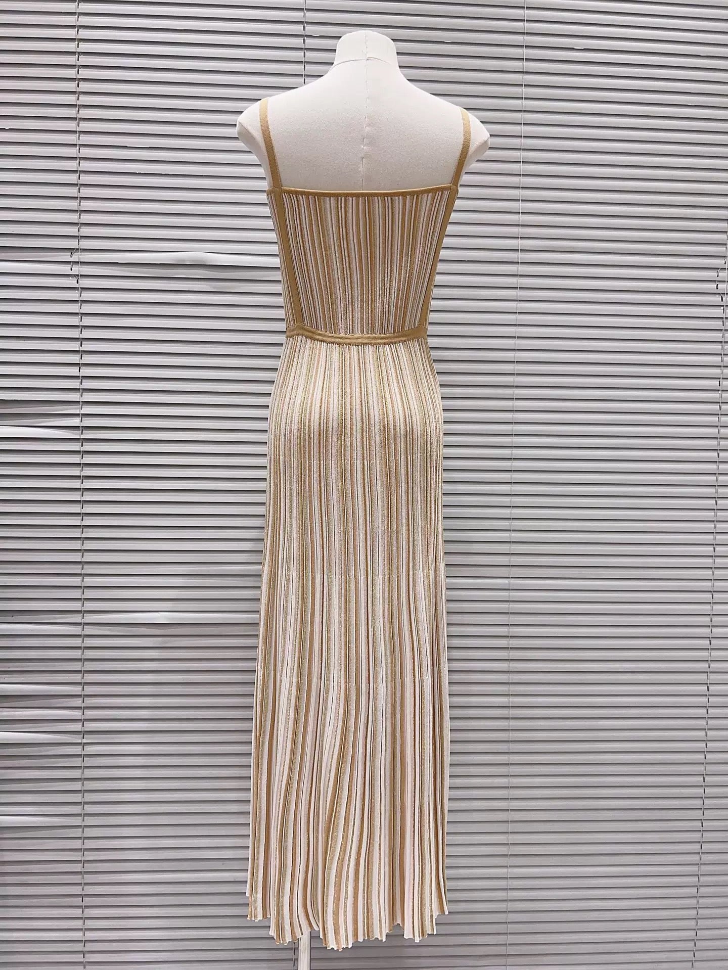 Sleeveless Maxi Dress (Light Multicolors)