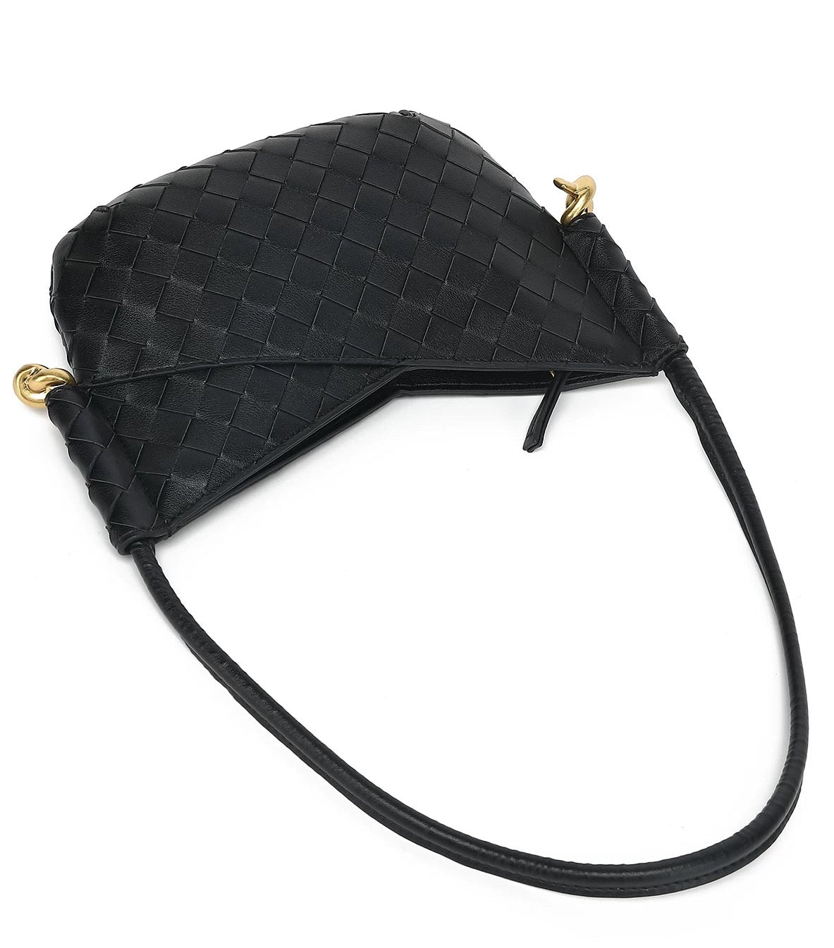 The Woven Crescent Shoulder Bag