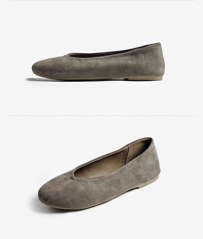Minimal Round-Toe Ballerinas