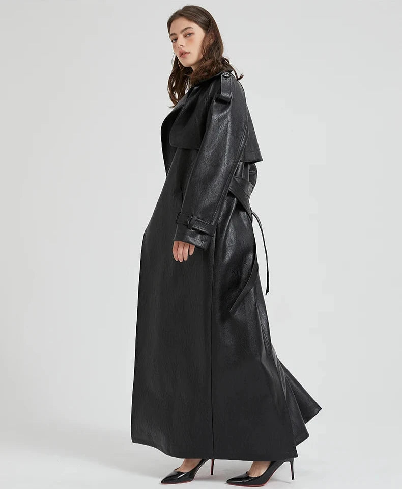 Maxi Leather Coat (Immediate)