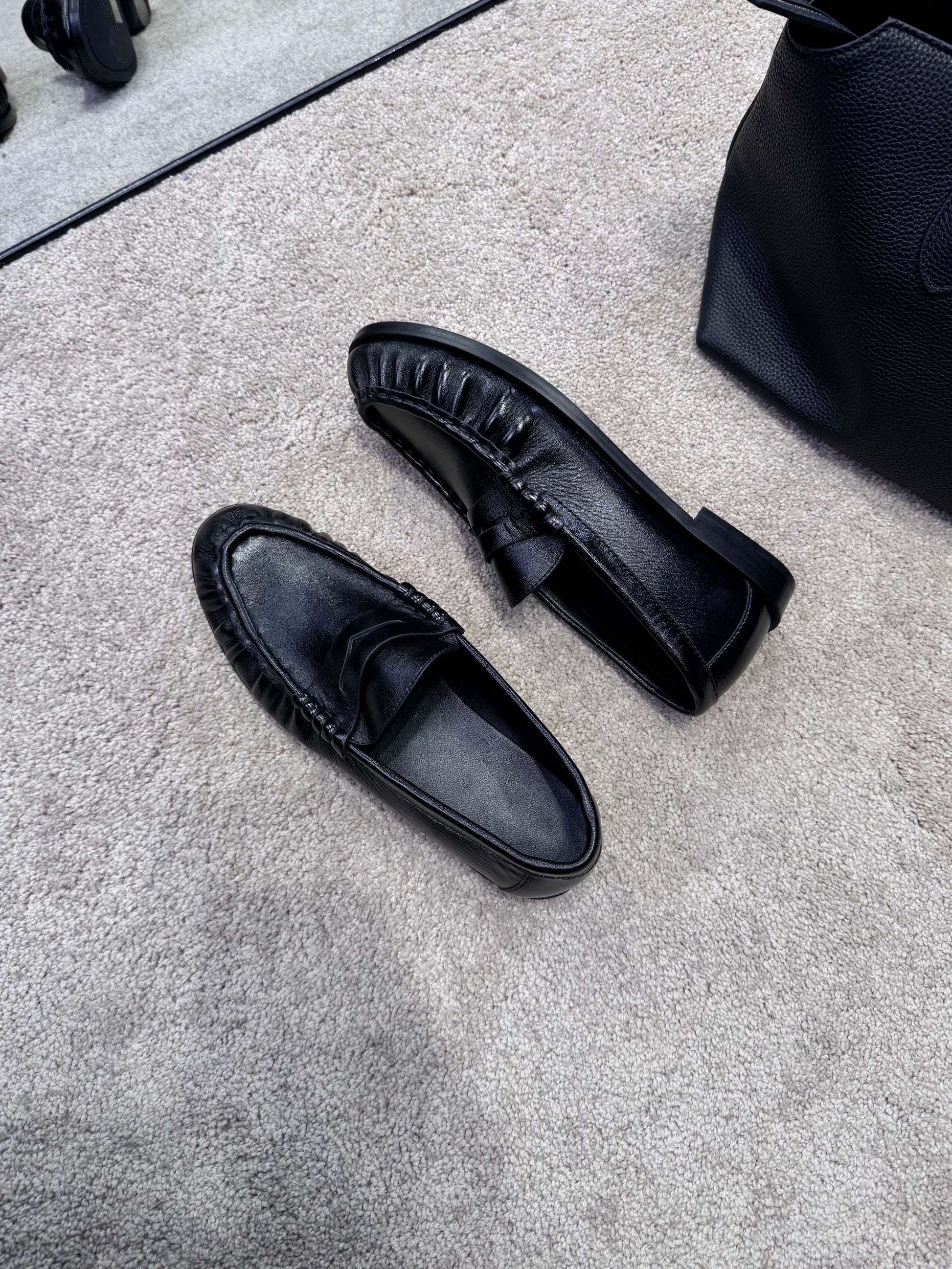 Black Penny Loafers