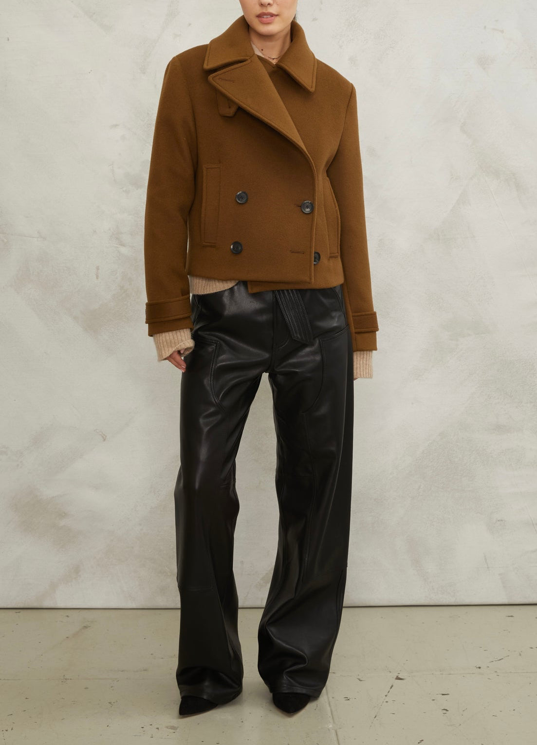 Cropped Cashmere\Wool Jackets