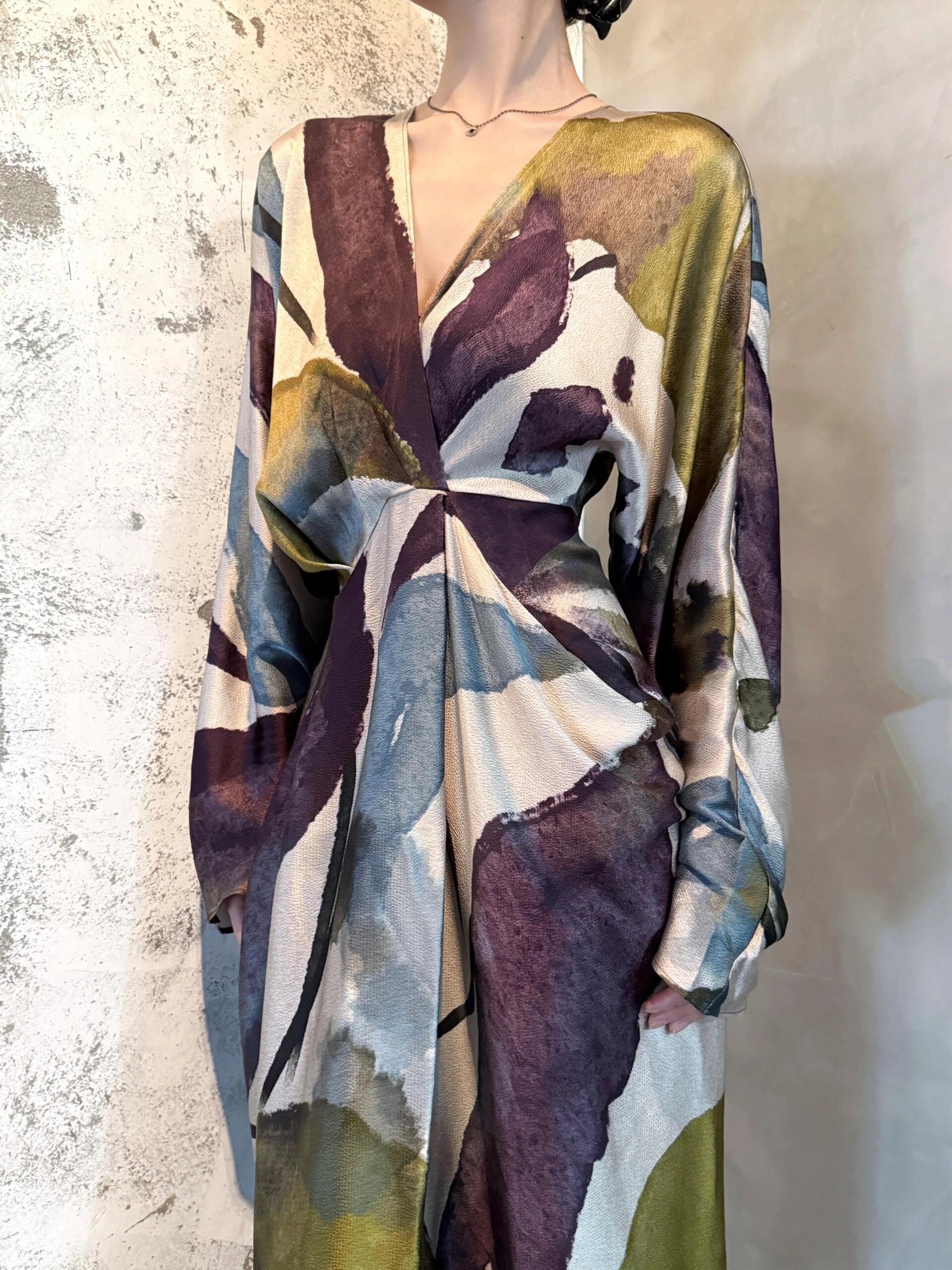 Watercolor Maxi Dress