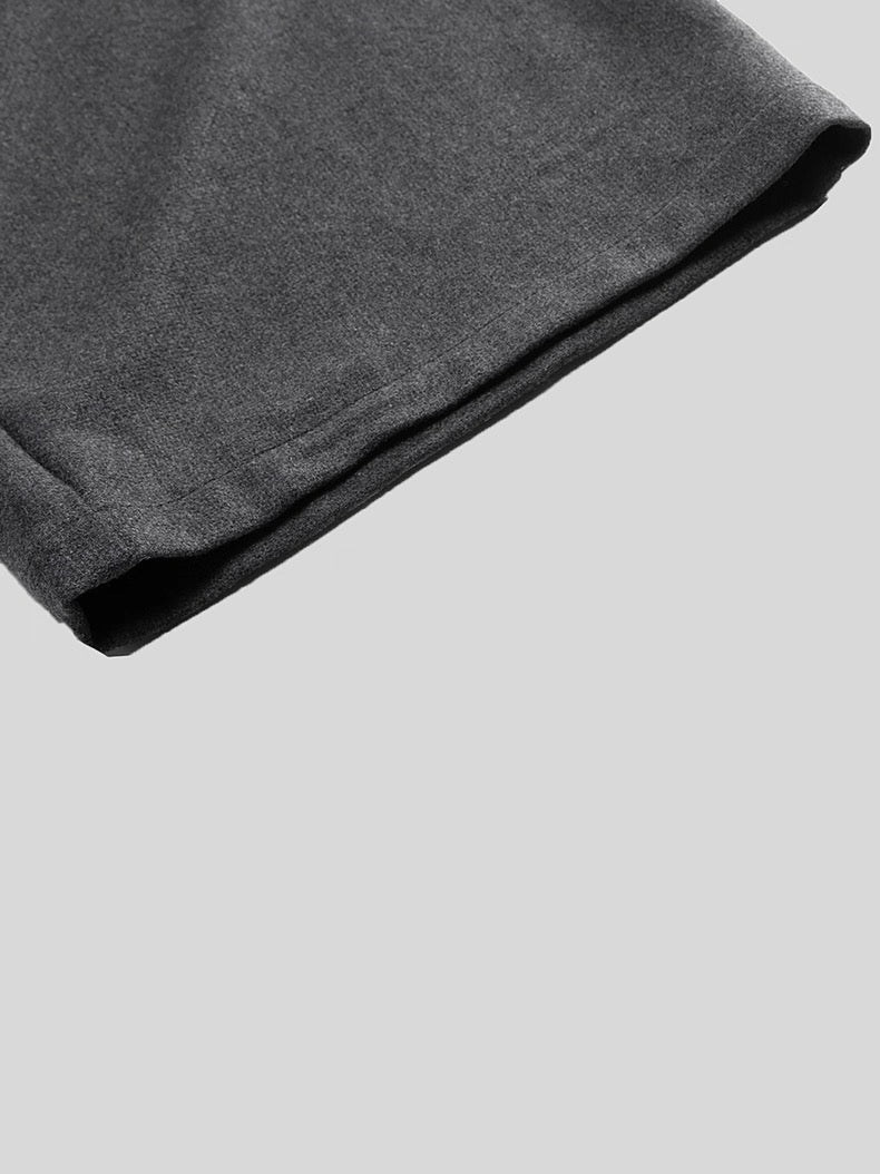 Soft-Drape Trousers in Charcoal