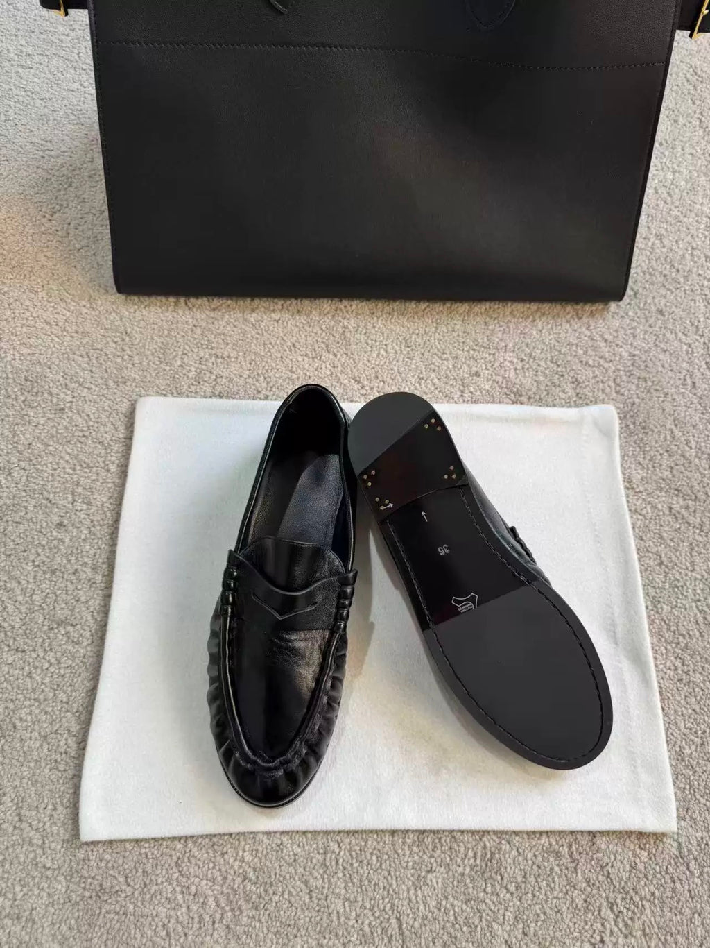 Black Penny Loafers