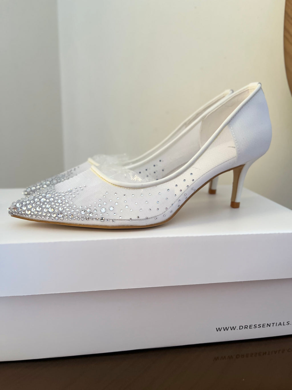 Studded Bridal Heels (Immediate)