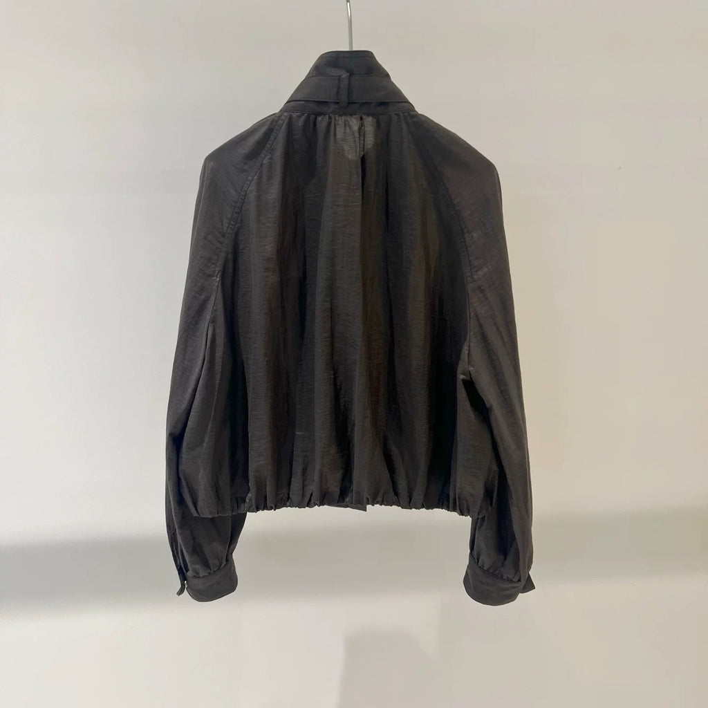 Light-weight Jacket in Dark brown