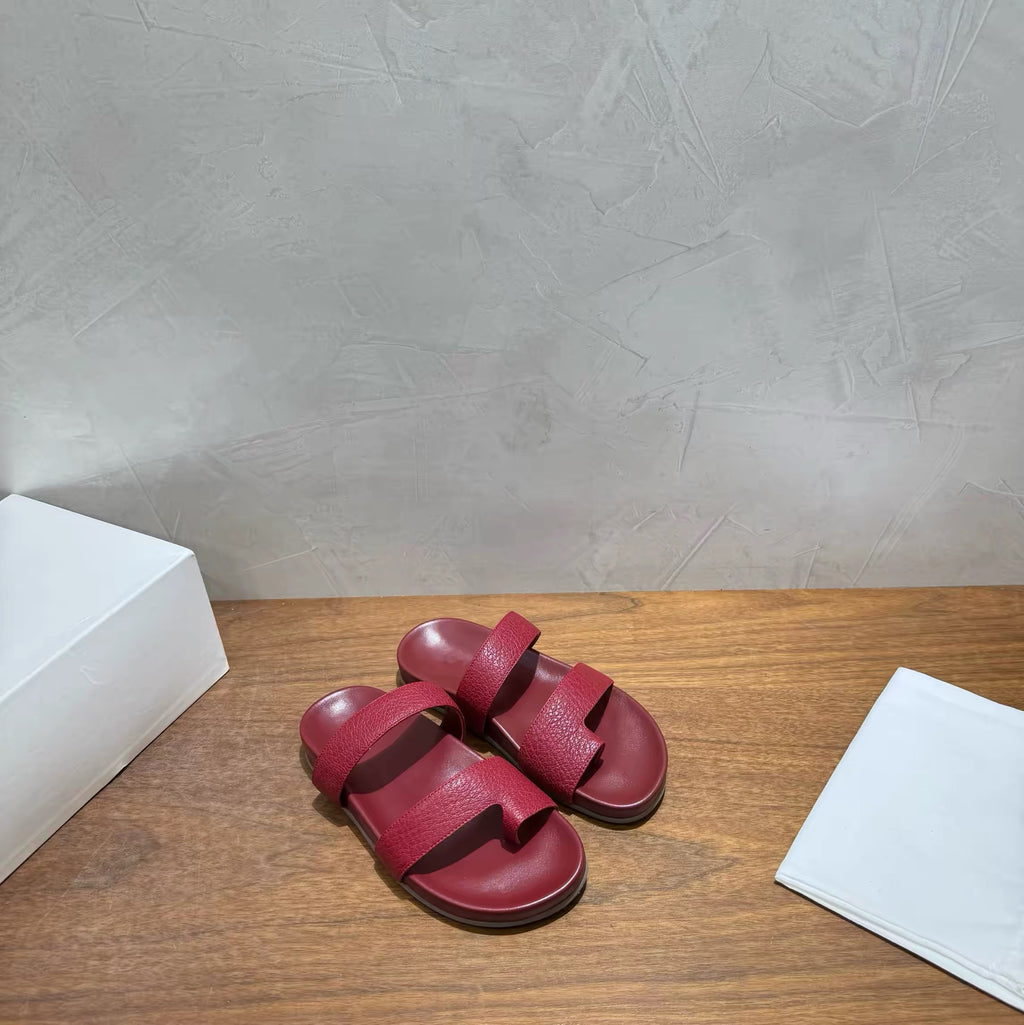 The Two-Band Leather Sandals (Immediate)