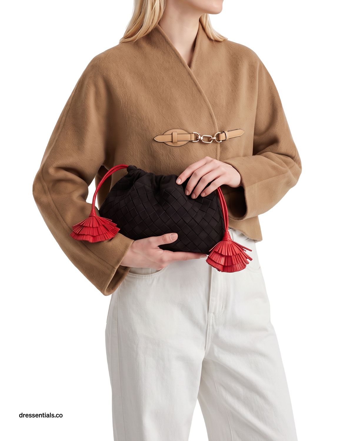 The Belted Wrap Wool Jacket