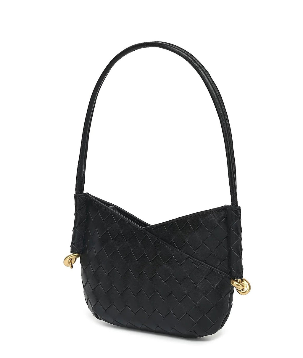The Woven Crescent Shoulder Bag