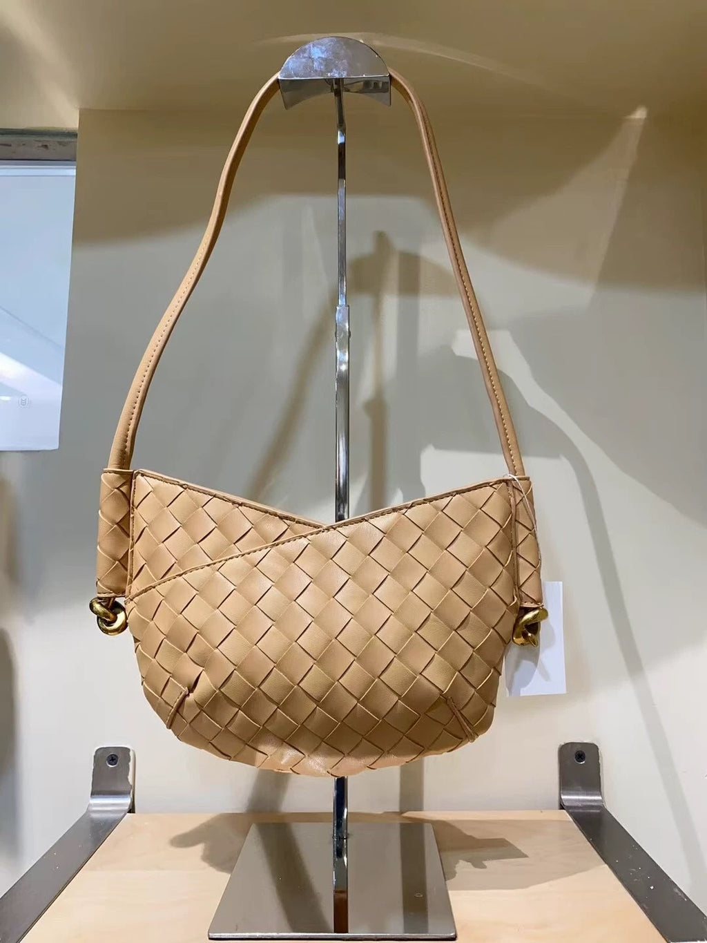 The Woven Crescent Shoulder Bag
