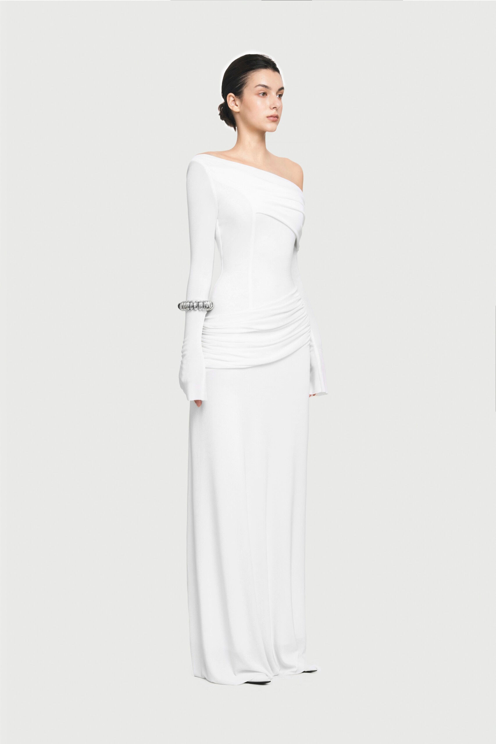 Off-shoulder Maxi Dress