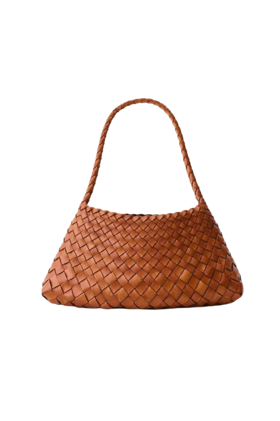 Tan Leather Shoulder Bag
