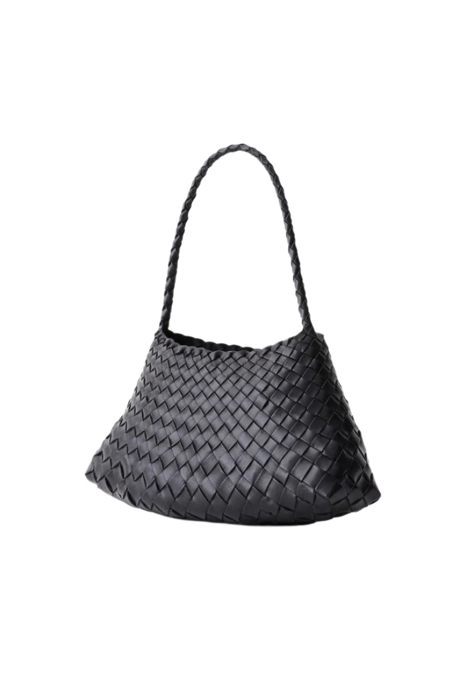 Black Leather Shoulder Bag