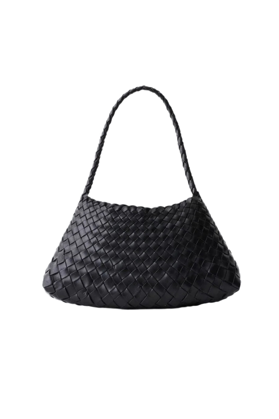 Black Leather Shoulder Bag