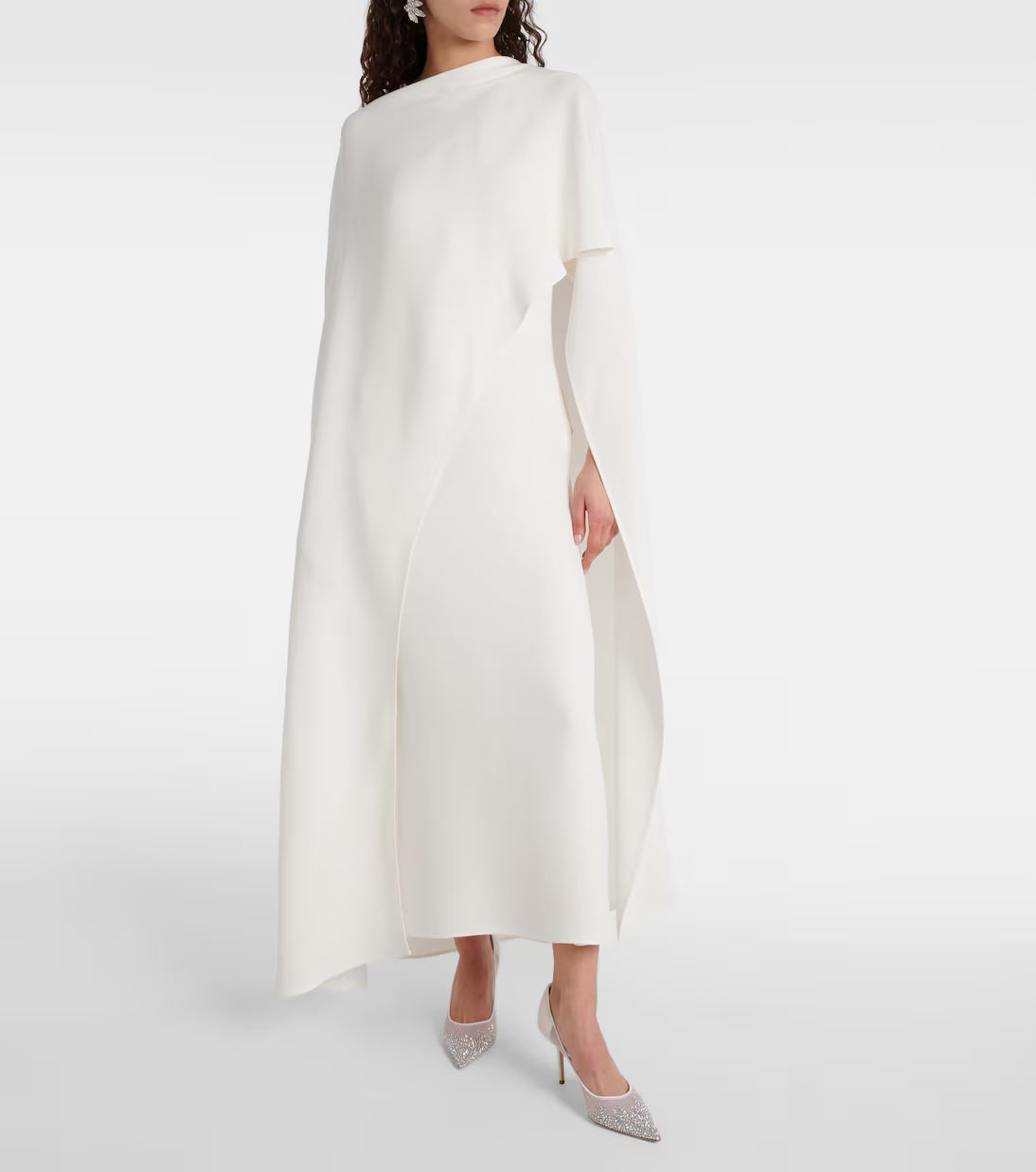 Crystal-embellished Mesh Pumps