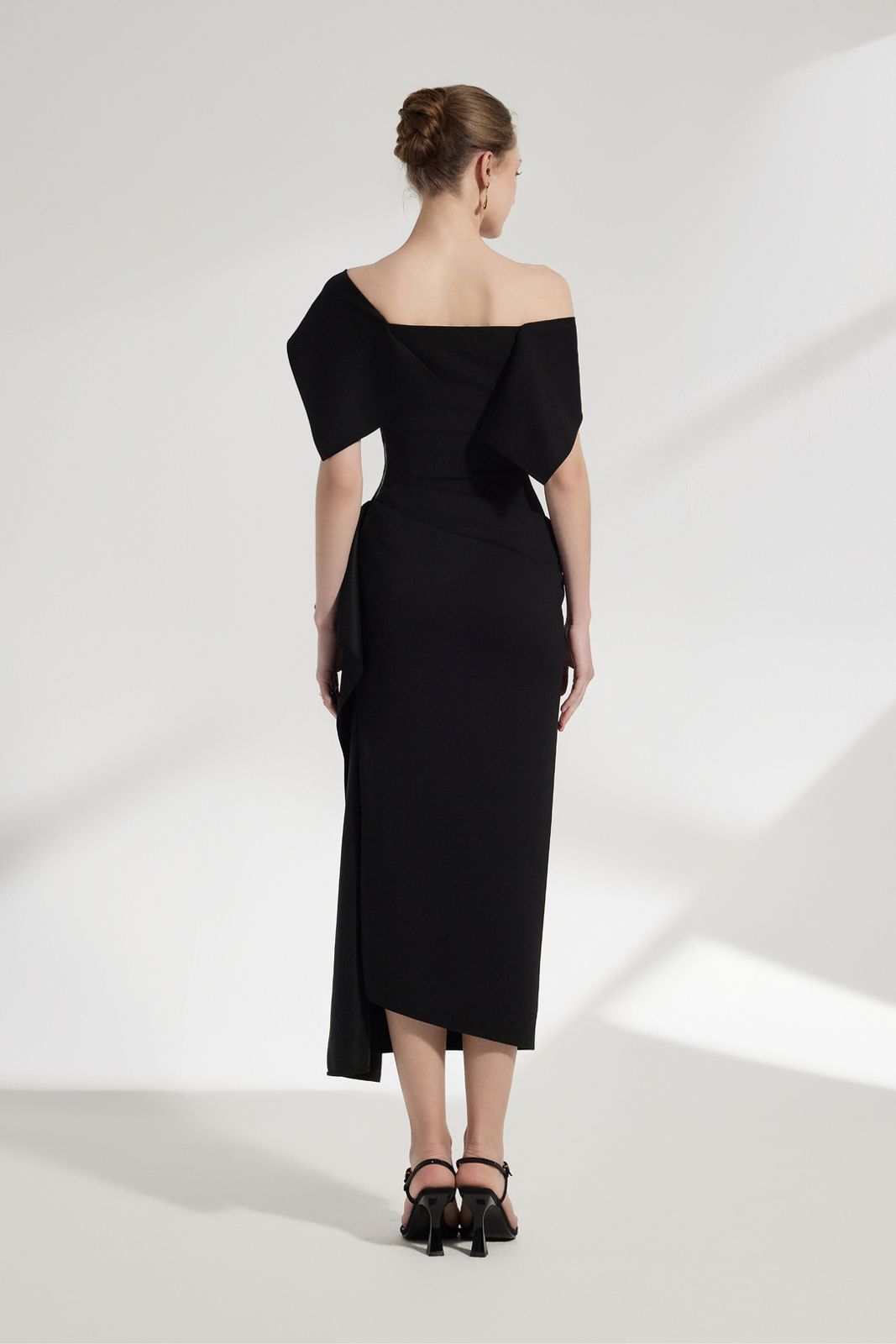 Asymmetric Spandex Bodycon Dress