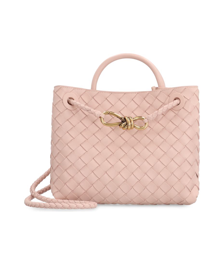 Bottega Veneta Small Andiamo Bag- Pink